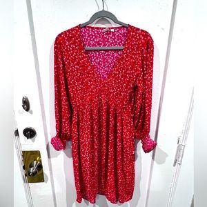 Gap long sleeve midi dress